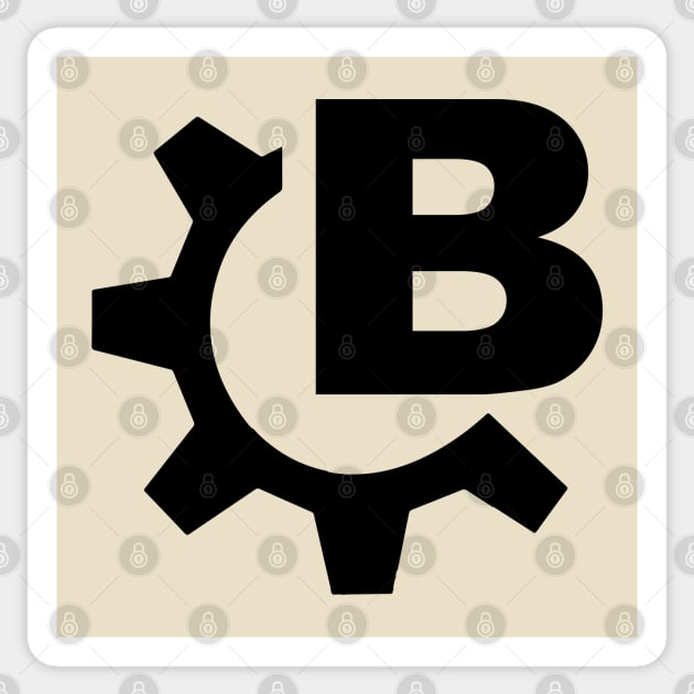 Monogram Graffiti Initial Letter B Sticker for Sale by