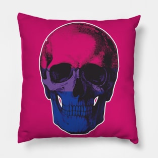 Bisexual Skull Pillow