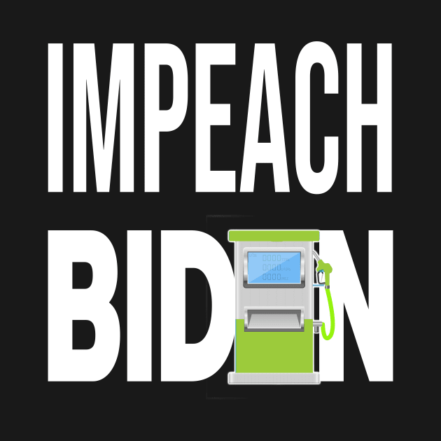 IMPEACH BIDEN I DID THIS GAS PUMP DESIGN STICKER DESIGN by KathyNoNoise