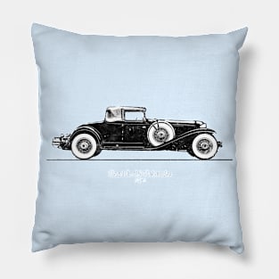 Cord L-29 Cabriolet 1931 - Colorful Watercolor Pillow