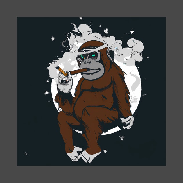 Cool monkey art (3) by IOANNISSKEVAS