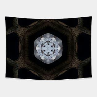 Creepy Animal Skull abstract Art Tapestry