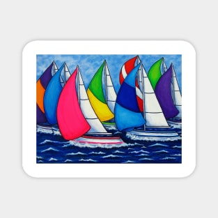 Colourful Regatta Magnet