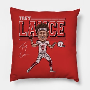 Trey Lance San Francisco Cartoon Pillow