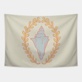 Conch Seashell Tapestry