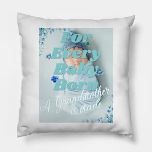 For Every Baby Born (Boy - Bundled Sleeping) Pillow