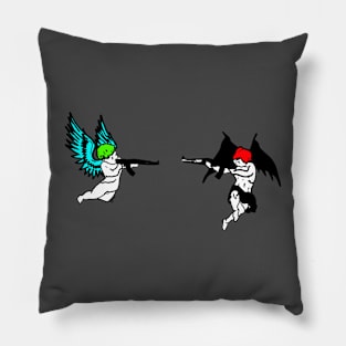 The Duel of the Angels Pillow