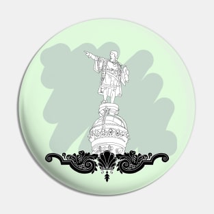 Columbus Monument Pin