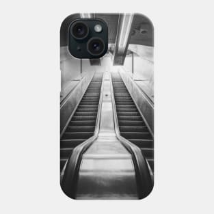 Subway escalator symmetry Phone Case