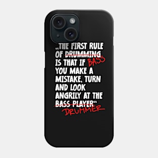 The First Rule Of Bass Player Phone Case