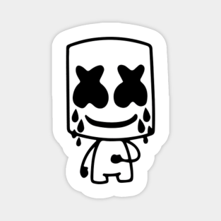 Marshmello Face Magnete Teepublic De