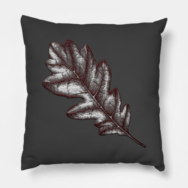 Cute Leaf Pillow by aaallsmiles