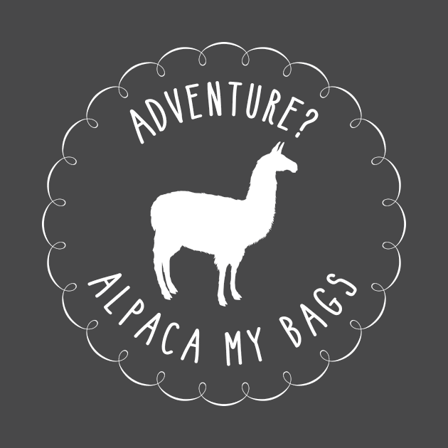 Alpaca My Bags - White by travelintater