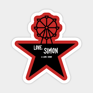 Love, Simon Hamilton Logo Parody Magnet