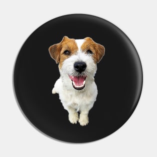 Jack Russell Terrier Cute Face Puppy Dog Pin