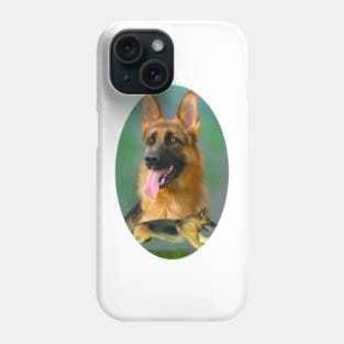 German Shepherd Breed Art Phone Case