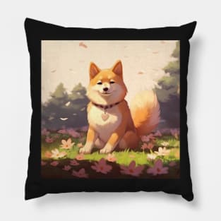 Shiba Dreamscape Pillow