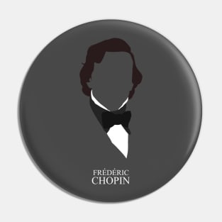 Frédéric Chopin - Minimalist Portrait Pin