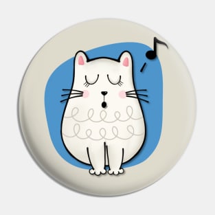 The singing Cat Pin