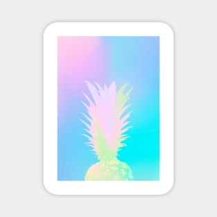 pineapple holographic Magnet