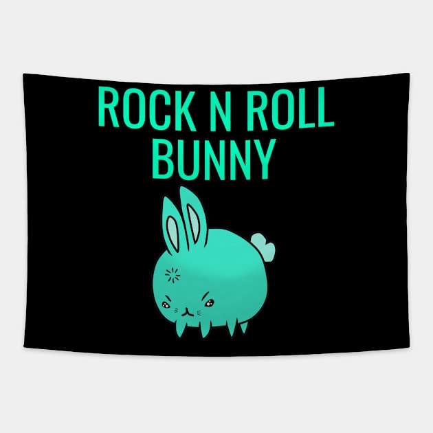 Rock n Roll Bunny Tapestry by FromBerlinGift