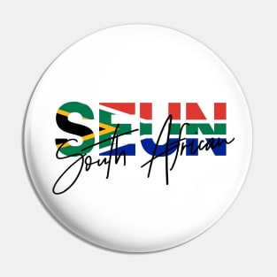 Sean South African Pin