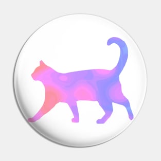ABSTRACT Cute Cat Lover Pin