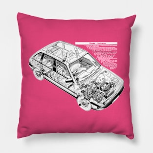 AUSTIN MAESTRO - brochure cutaway Pillow