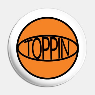 Obi Toppin Black New York Knicks logo Pin