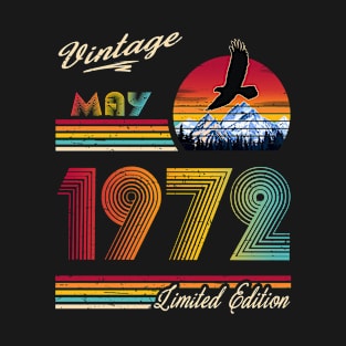 May 1972 Birthday T-Shirt