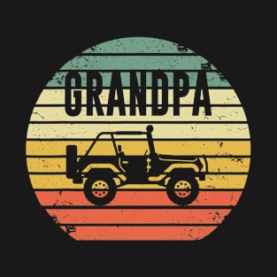 Jeep Grandpa Vintage Jeep Retro Jeep Sunset Jeep Men/Women/Kid Jeep T-Shirt