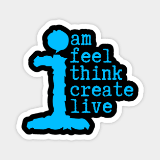 Human Am I Life Instructions Magnet