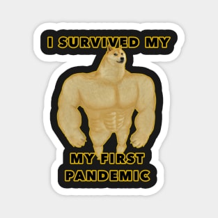 I survived my first pandemic Magnet