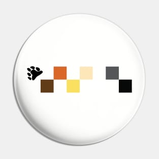 Bear Pride Pixel Pin