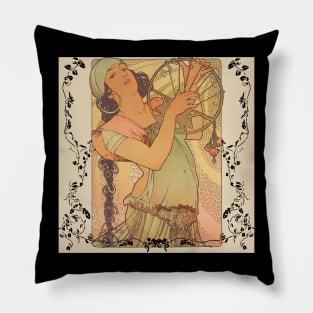 Salomé (1897) by Alphonse Mucha. Pillow