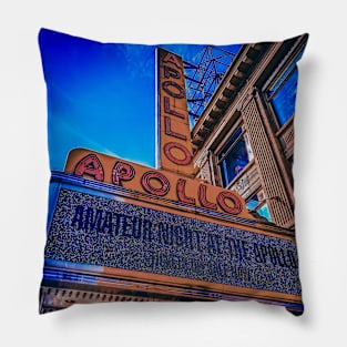 NYC Apollo Theater Harlem Manhattan Pillow