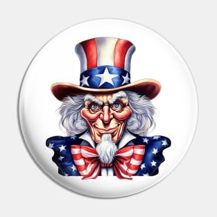 Crazy American Uncle Pin