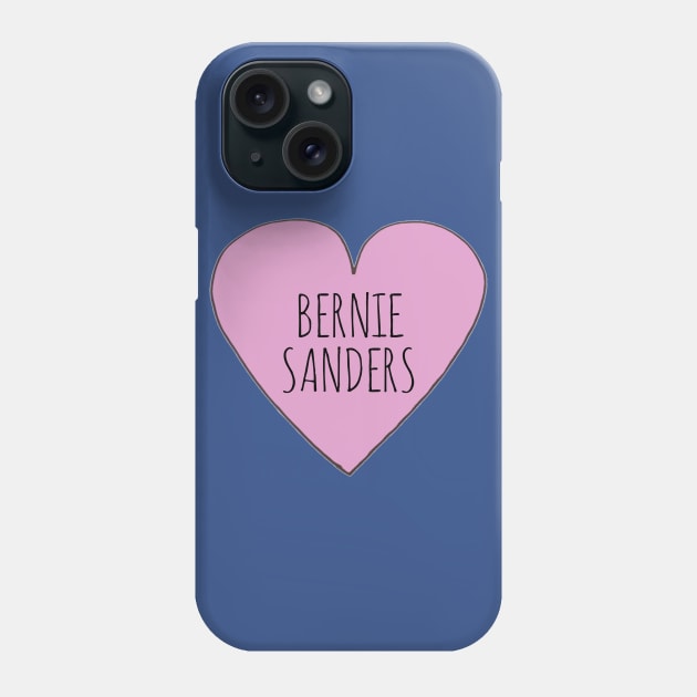 Bernie Sanders Love! Phone Case by wanungara