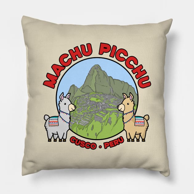 Machu Picchu Pillow by Cerealbox Labs