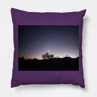 Peaceful Evening Sky Pillow