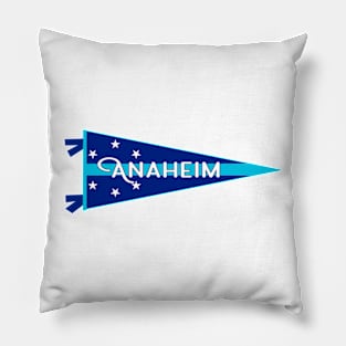 Anaheim Flag Pennant Pillow