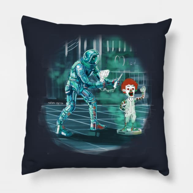 Dystopia Pillow by Marino_Resta