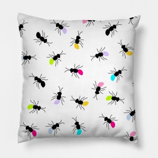 Neon Ants Pillow