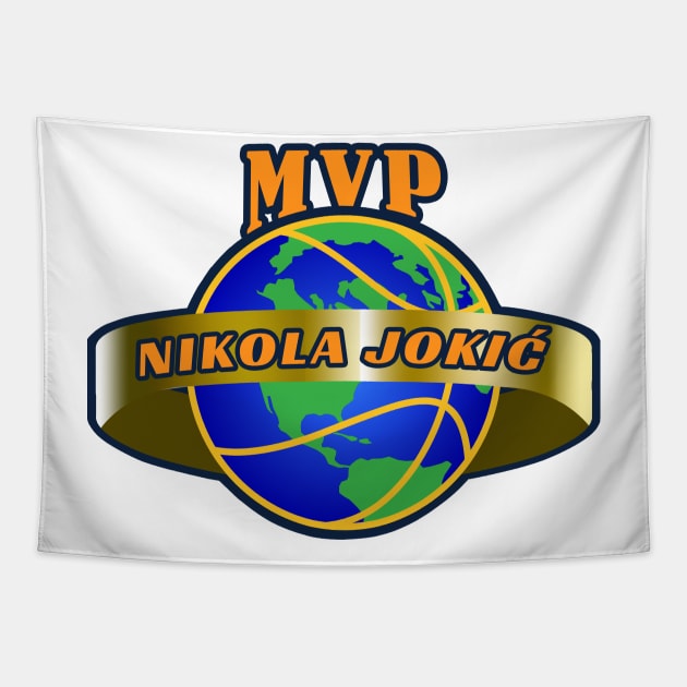 Nikola Jokic MVP Tapestry by antarte