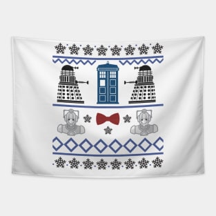 Doctor Who Ugly Sweater Season Tapestry