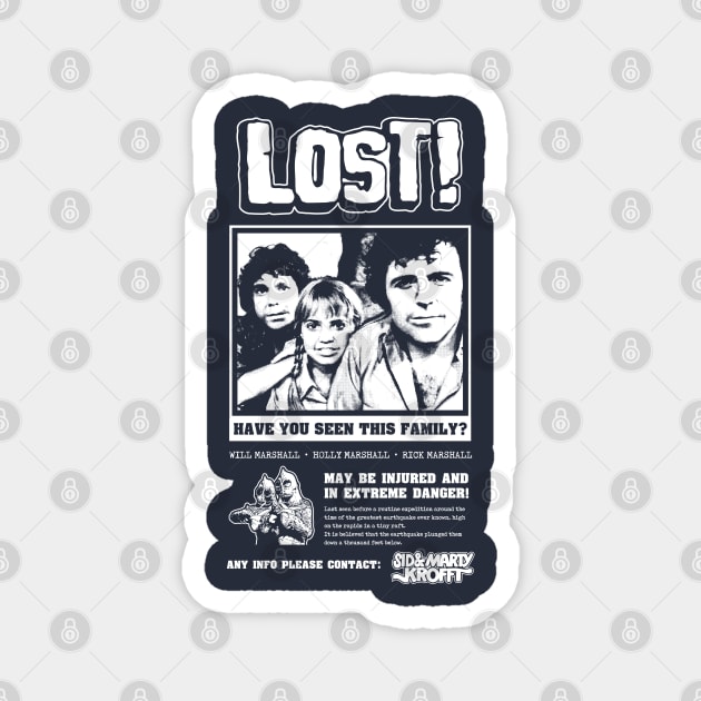 Land Of The Lost - Missing Poster Magnet by Chewbaccadoll