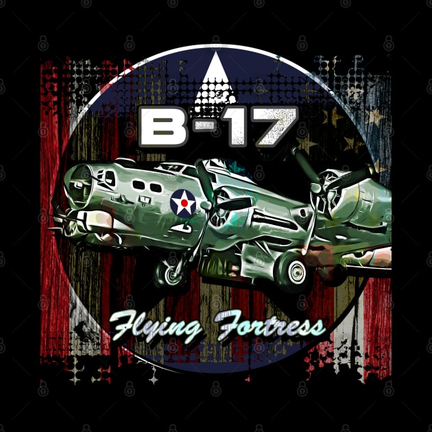 B 17 Flying Fortress by aeroloversclothing