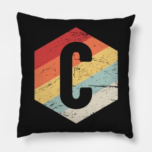 Retro C Programming Icon Pillow