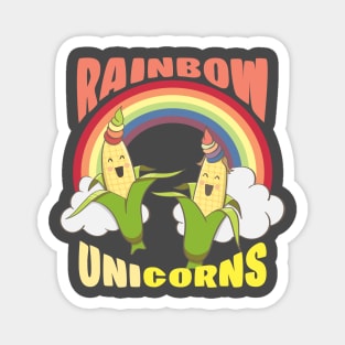 Rainbow Unicorns Magnet