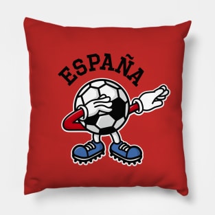 Espana Spain dab dabbing soccer football Pillow